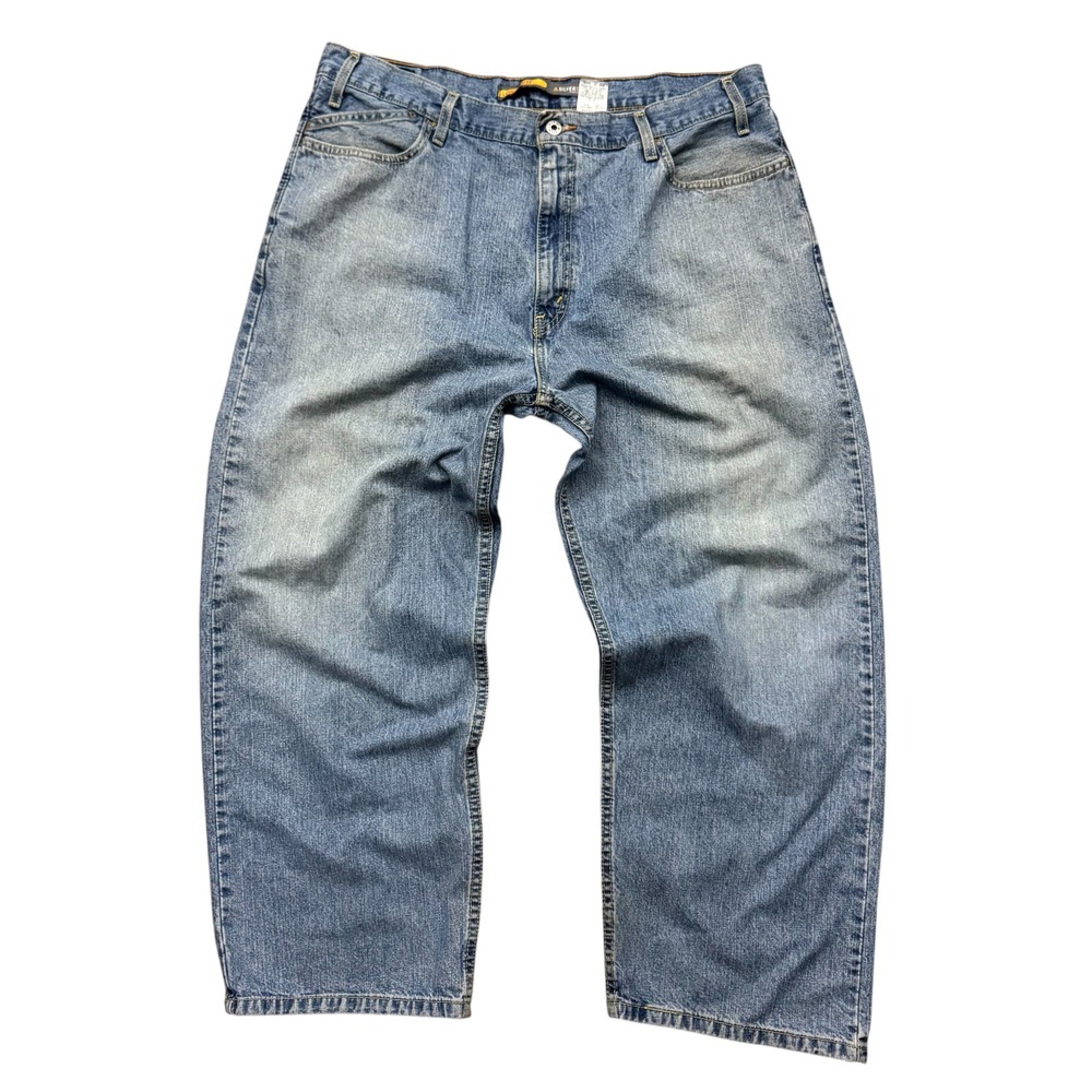 Vintage Levi's SilverTab Low Loose Denim Jeans Light Wash Baggy Wide Leg Skater